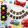 Set bóng sinh nhật bé trai chủ đề siêu nhân car05