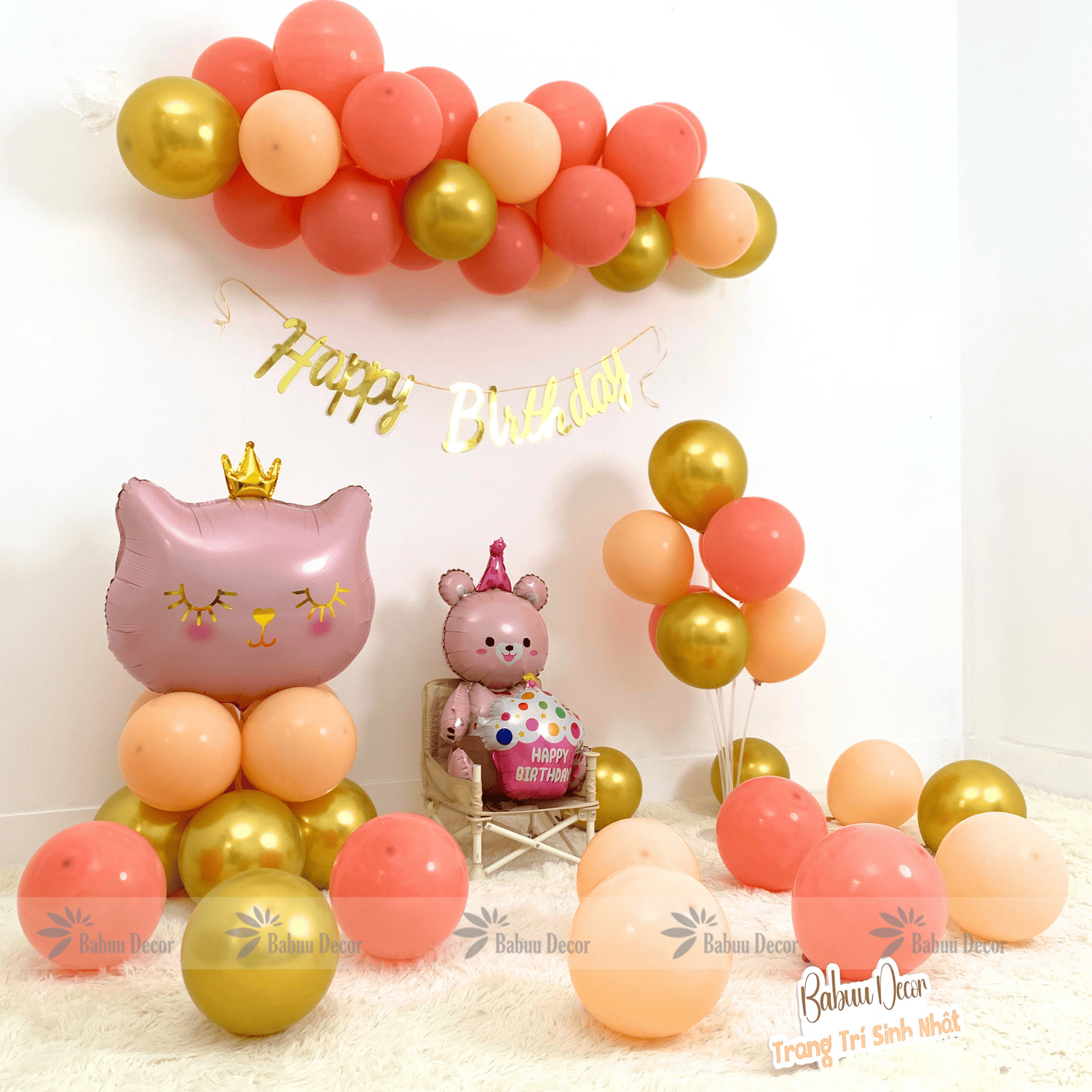 Sinh nhật bé gái tuổi Mèo TIK4