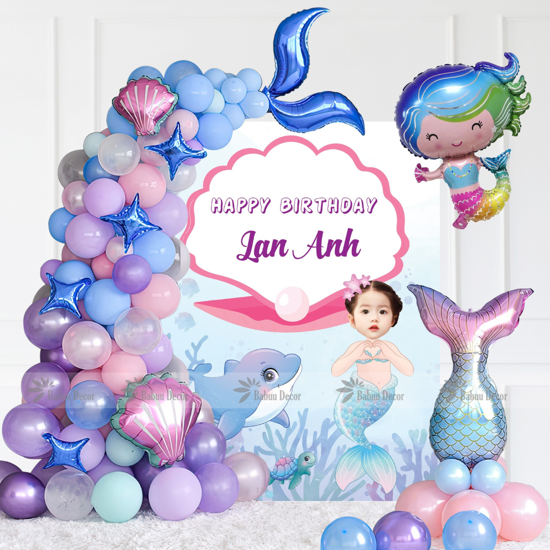 Bóng bay sinh nhật công chúa MER01