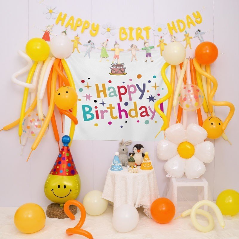 Trang trí sinh nhật dễ thương kiểu hàn quốc SPV06 Trang trí sinh nhật dễ thương kiểu hàn quốc SPV06