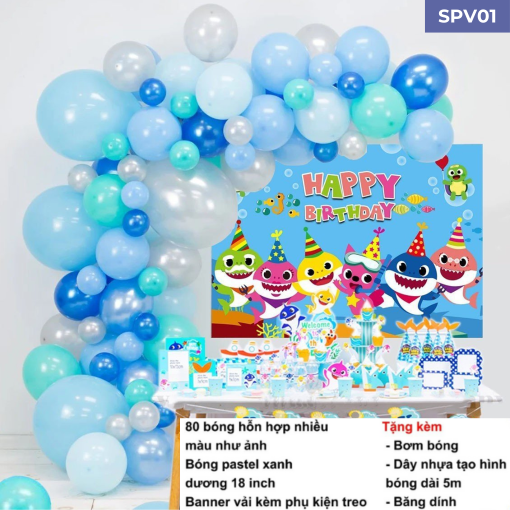 Trang trí sinh nhật sang trọng phong cách hàn quốc SPV01