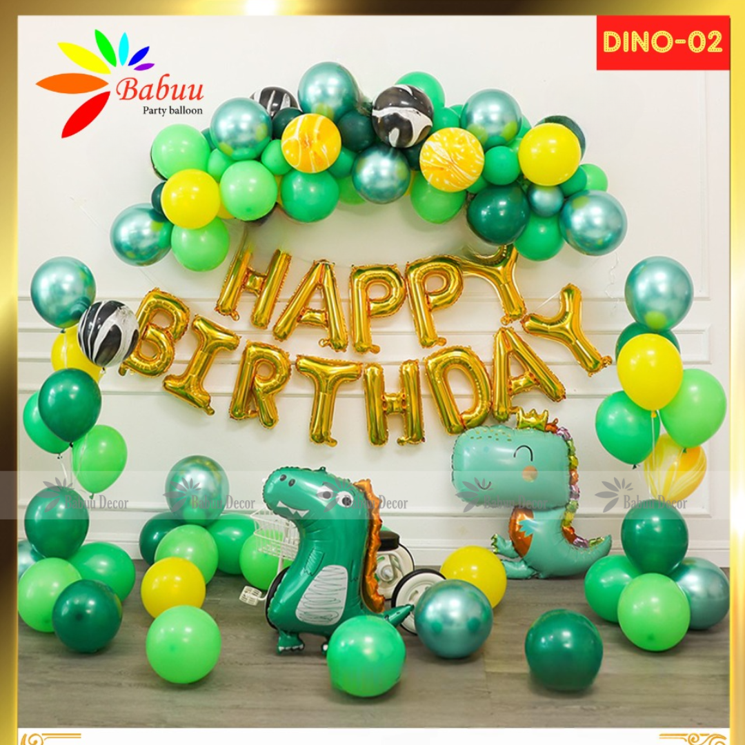 Sinh nhật khủng long cho bé trai DONI02