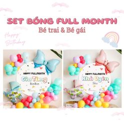 Set trang trí đầy tháng cho bé trai