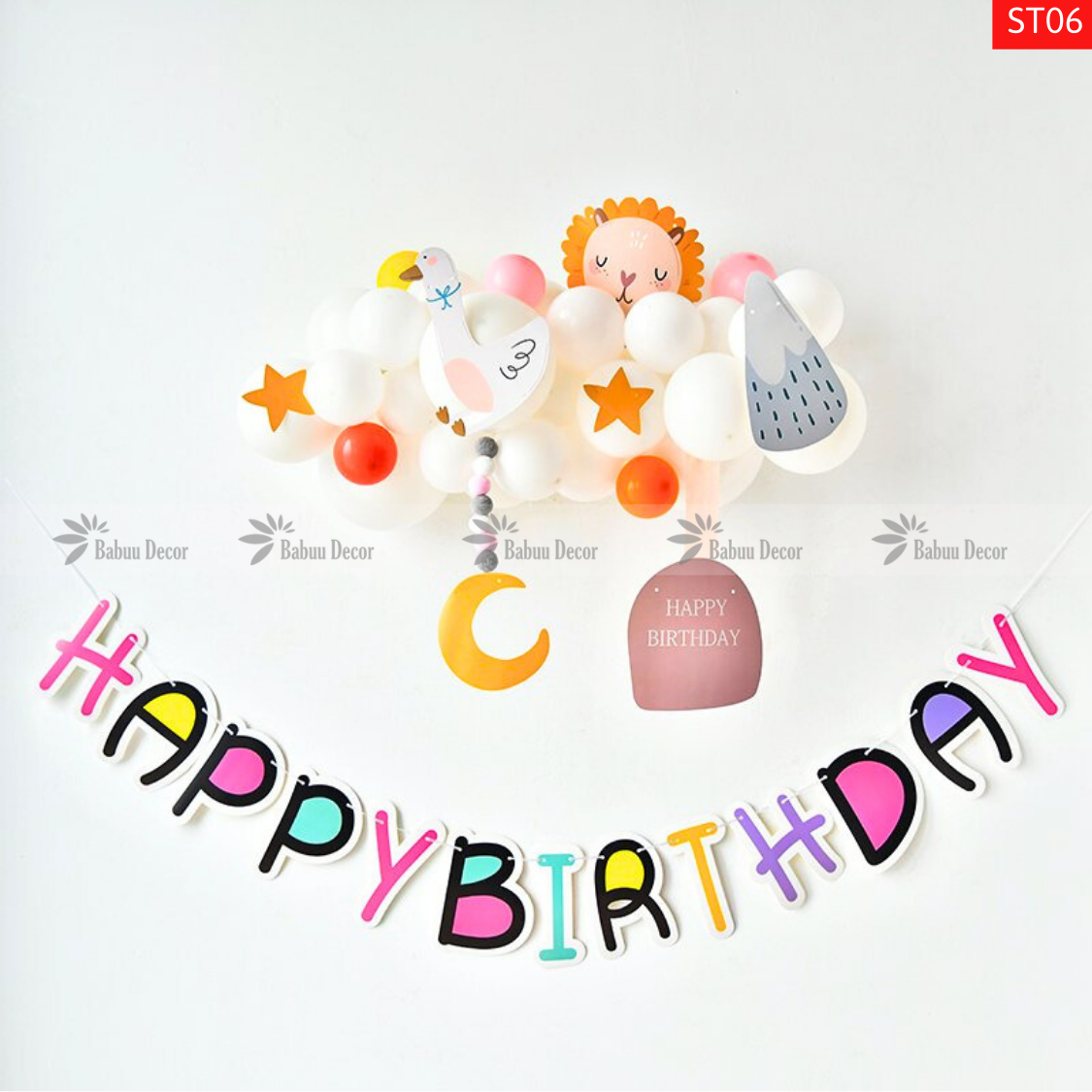 Trang trí sinh nhật tại nhà ST06