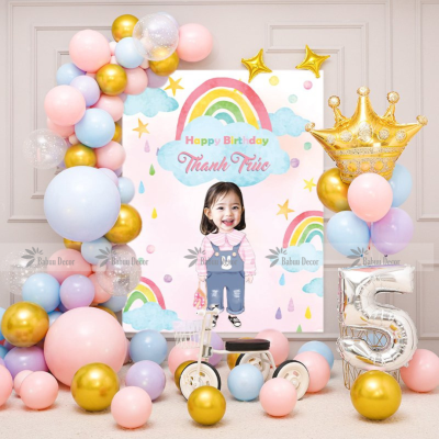 Lưu ý khi mua set trang trí sinh nhật chủ đề nàng công chúa