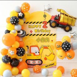 Set bóng sinh nhật xe cứu hỏa CAR10