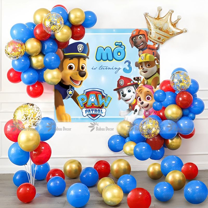 Ưu điểm khi sử dụng set bóng trang trí sinh nhật chủ đề chó cứu hộ Ưu điểm khi sử dụng set bóng trang trí sinh nhật chủ đề chó cứu hộ