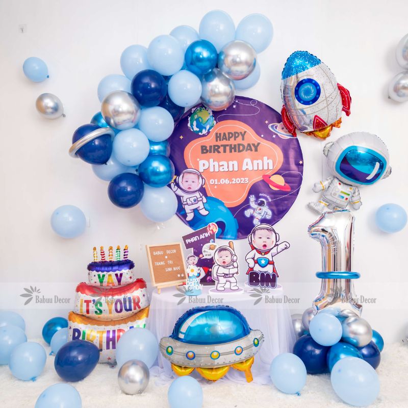 Phụ kiện sinh nhật phi hành gia PHG08 Phụ kiện sinh nhật phi hành gia PHG08