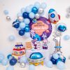 Set bóng trang trí sinh nhật chủ đề phi hành gia